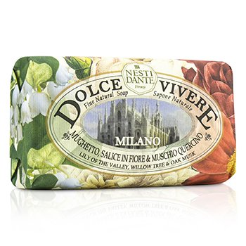 Dolce Vivere Fine Natural Soap - Milano - Lily Of The Valley, Willow Tree & Oak Musk