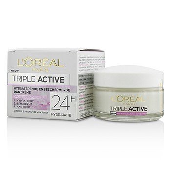 Triple Active Multi-Protective Day Cream 24H Hydration - For Dry/ Sensitive Skin