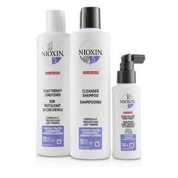 3D Care System Kit 5 - For Chemically Treated Hair, Light Thinning