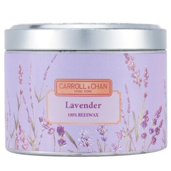 The Candle Company (Carroll & Chan) 100% Beeswax Tin Candle - Lavender