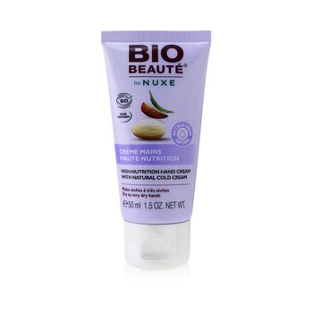 Bio Beaute By Nuxe High-Nutrition Hand Cream With Natural Cold Cream (For Dry To Very Dry Hands)