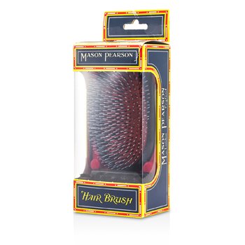 Mason Pearson Boar Bristle & Nylon - Popular Military Bristle & Nylon Large Size Hair Brush (Dark Ruby)