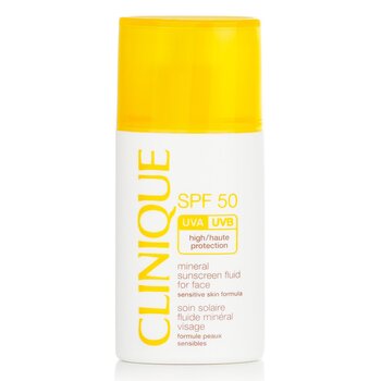 Mineral Sunscreen Fluid For Face SPF 50 - Sensitive Skin Formula