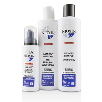 3D Care System Kit 6 - For Chemically Treated Hair, Progressed Thinning