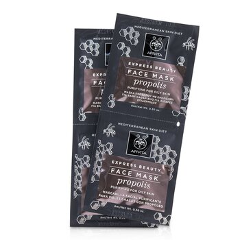 Apivita Express Beauty Face Mask with Propolis (Purifying For Oily Skin)