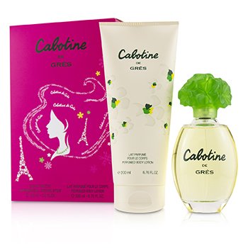 Cabotine Coffret: Eau De Toilette Spray 100ml/3.4oz + Perfumed Body Lotion 200ml/6.76oz