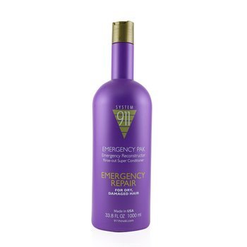 911 Emergency Pak Emergency Reconstructor Rinse-Out Super Conditioner (For Dry, Damaged Hair)