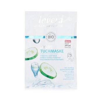 Lavera Sheet Mask - Hydrating (With Organic Cucumber & Glacier Water)