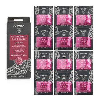 Apivita Express Beauty Face Mask with Grape (Line Smoothing & Firming)