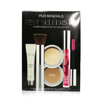 Best Sellers Kit (5 Piece Beauty To Go Collection) (1x Primer, 1x Powder, 1x Bronzer, 1x Mascara, 1x Brush) - # Tan