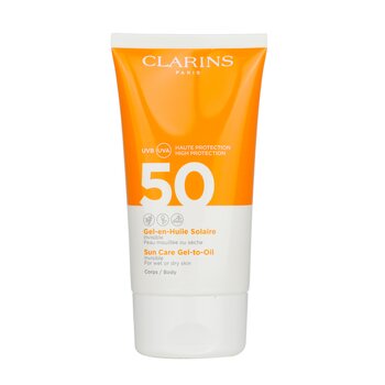 Invisible Sun Care Gel-To-Oil For Body SPF 50 - For Wet or Dry Skin