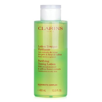 Clarins Purifying Toning Lotion with Meadowsweet & Saffron Flower Extracts - Combination to Oily Skin
