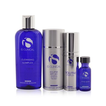 Pure Renewal Collection: Cleansing Compelx 180ml + Active Serum 15ml + Youth Complex 30g + Eclipse SPF 50 Sunscreen Cream 100g