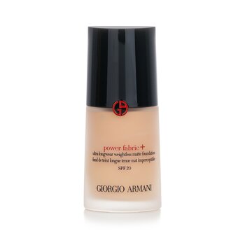 Giorgio Armani Power Fabric+ Ultra Longwear Weightless Matte Foundation SPF 20 - # 3