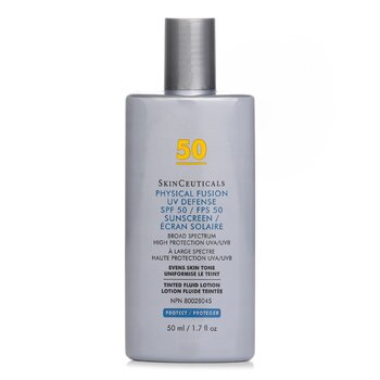 Skin Ceuticals Physical Fusion UV Defense SPF50 Sunscreen Tinted Fluid Lotion