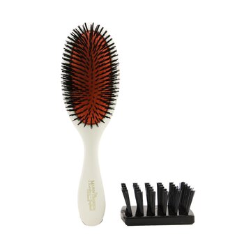 Boar Bristle & Nylon - Popular Bristle & Nylon Large Hair Brush BN1 - # Ivory (Generally Used For Normal Hair)